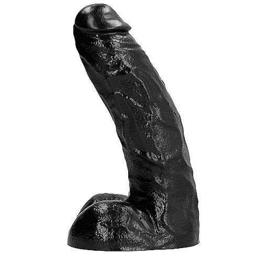 Dildo All Black in PVC, Piacere Anallergico per Solo o Coppia